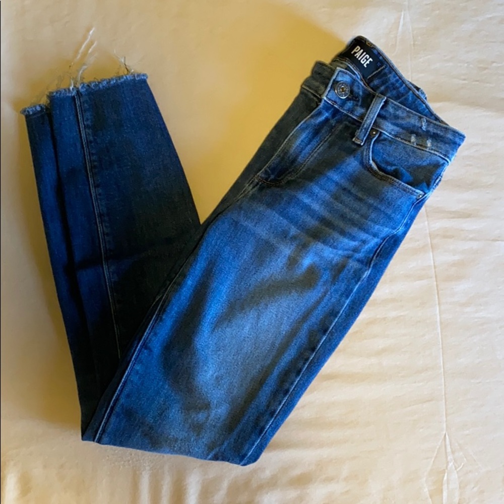 Paige denim blue jeans